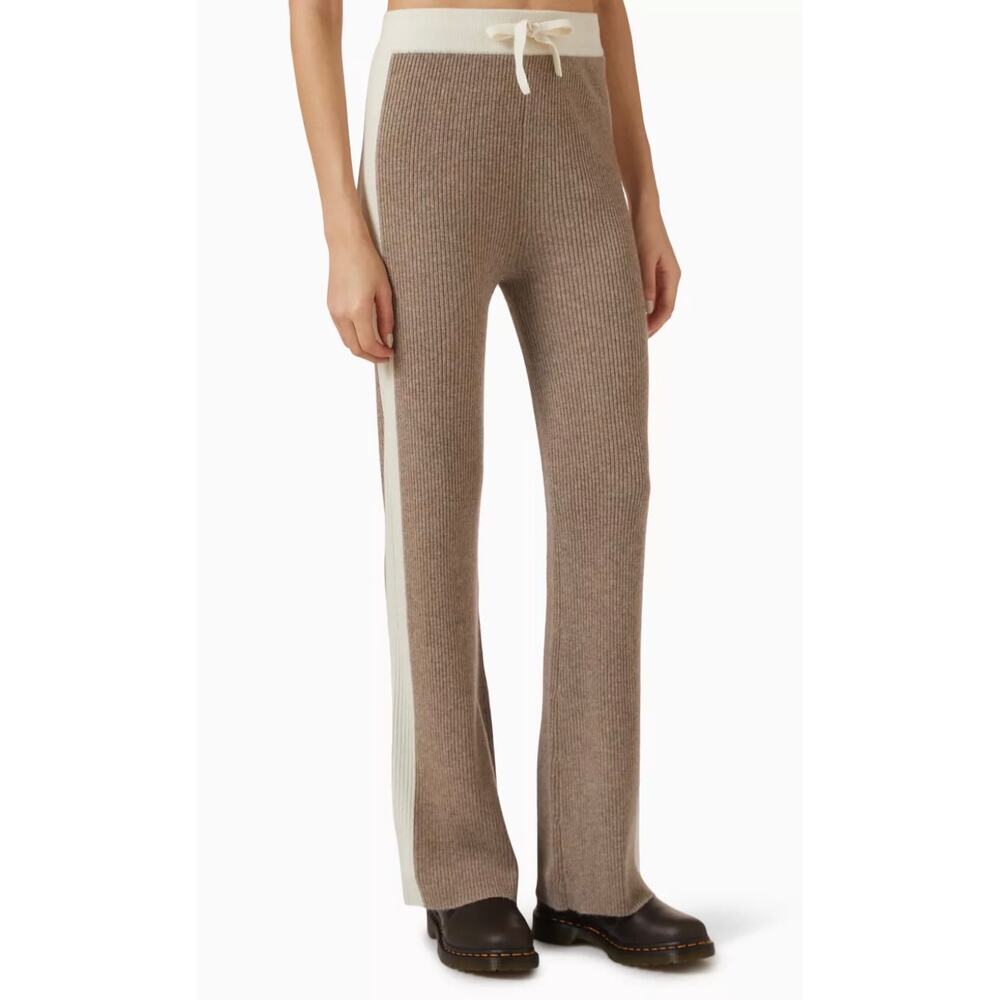 My Sunday Ski Pants Knit Cashmere Blend Drawstring Travel Women's S